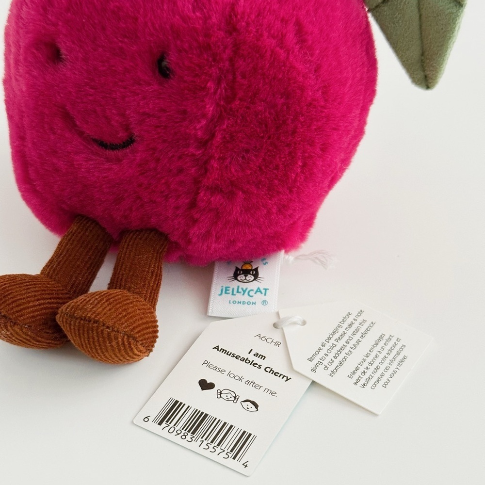 NWT Jellycat Amuseables Cherry - Picture 14 of 15
